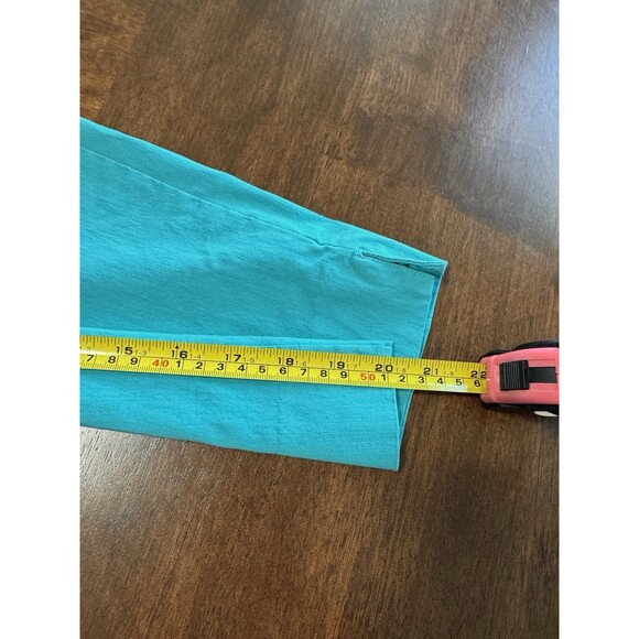 Ruby Road Aqua Capri Pants Size 6 - Picture 5 of 7